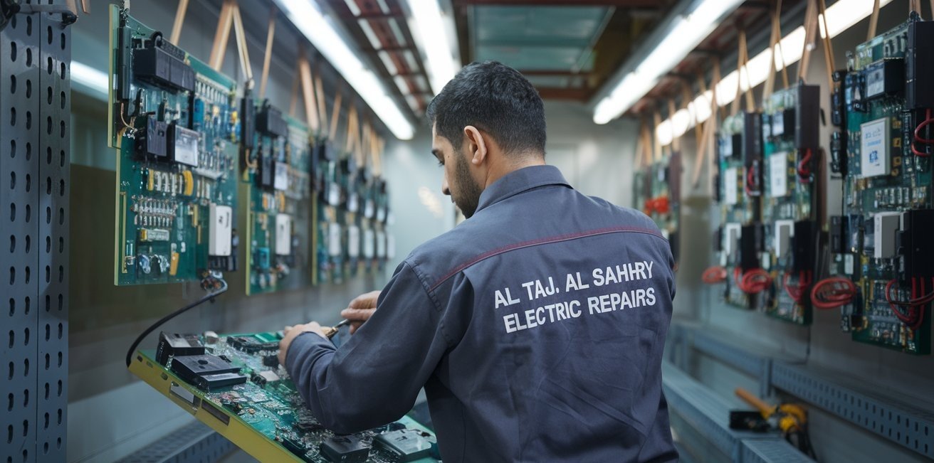 a-photo-of-an-electrician-working-on-a-c_mx8-MVGMSi2AVUA8Z911JA_jpVa2OMQTVO6HntcbQSAWA